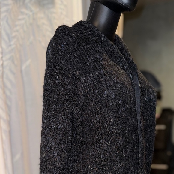 Relais Textured Knit Hoodie Size M – Soft Speckled Pullover Sweater - Picture 9 of 16